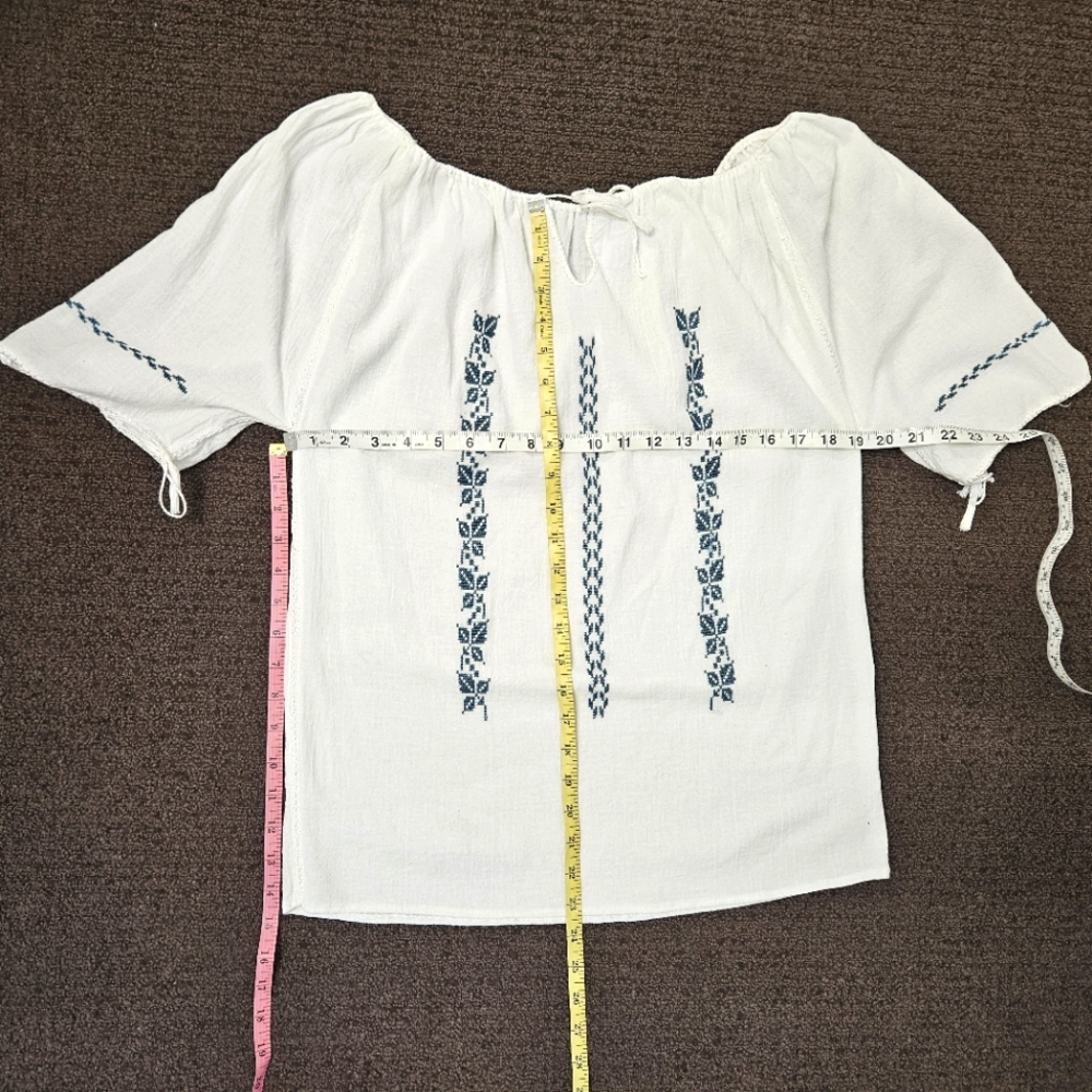 White Peasant Top - Picture 5 of 11